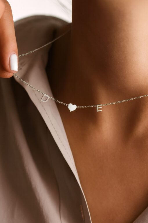 Chocker Identity Heart en Plata - Imagen 2