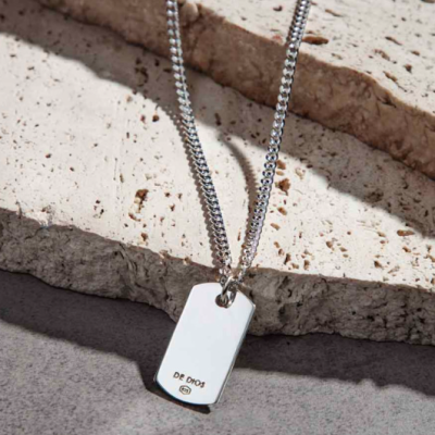 Collar Chapa Militar Cadena Grumet