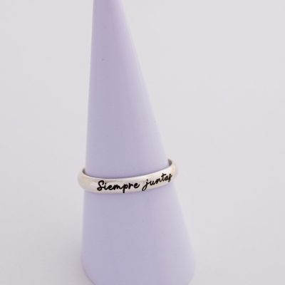 Anillo Media Caña Personalizado