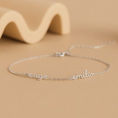 Pulsera Handwrite Dos Nombres
