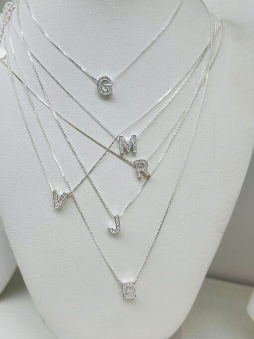 Cadena con Inicial Minimalista Pavee - Imagen 4