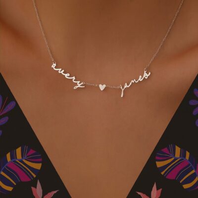 Cadena Identity Double Name Plata 925